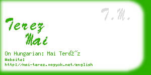 terez mai business card